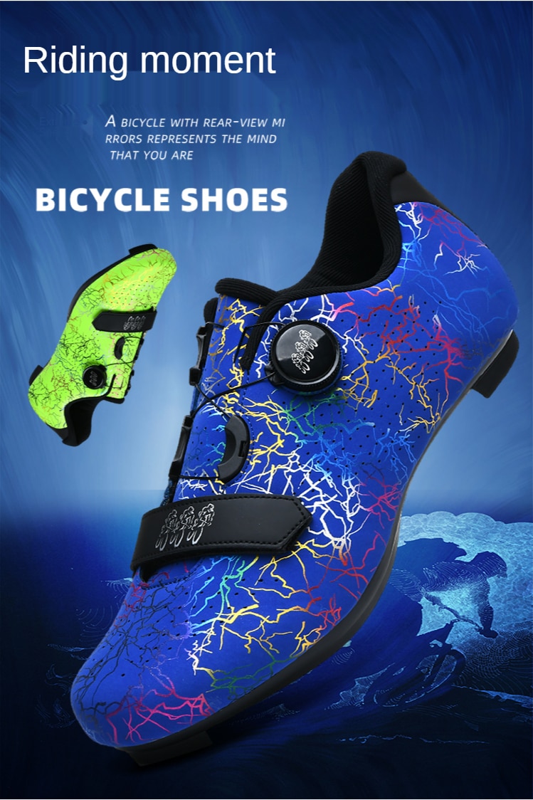 Road Cycling Shoes Men 2021 New Flat SelfLocking SPD Bicycle Sapatilha