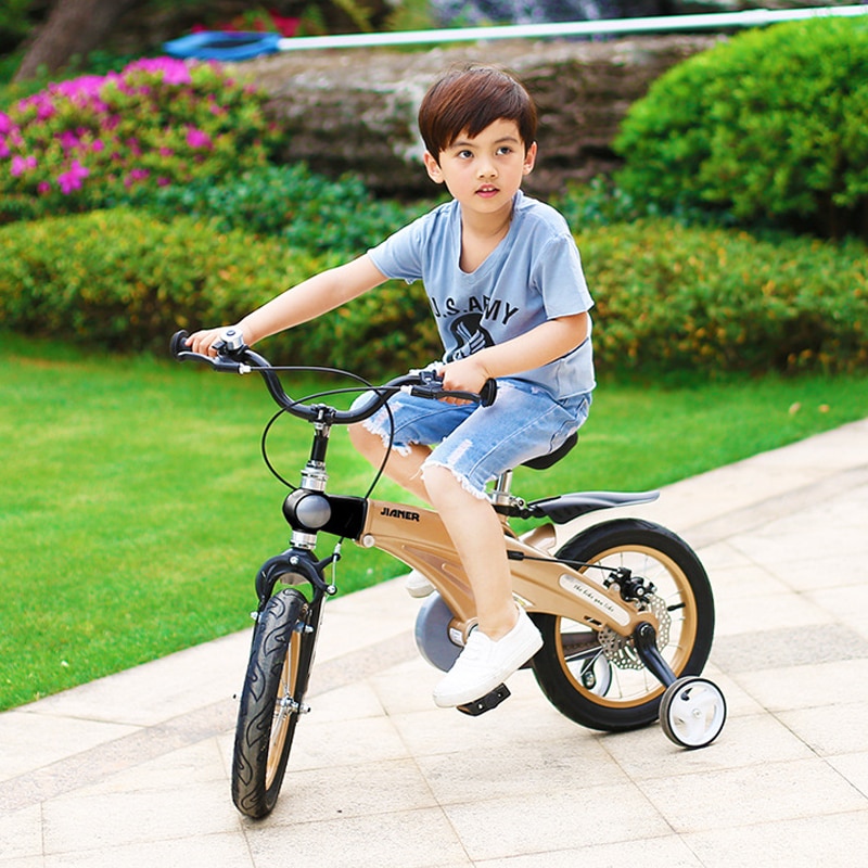 New Kids Fiets Ultralight Kinderen Fiets Met Zijwieltjes Magnesium ...